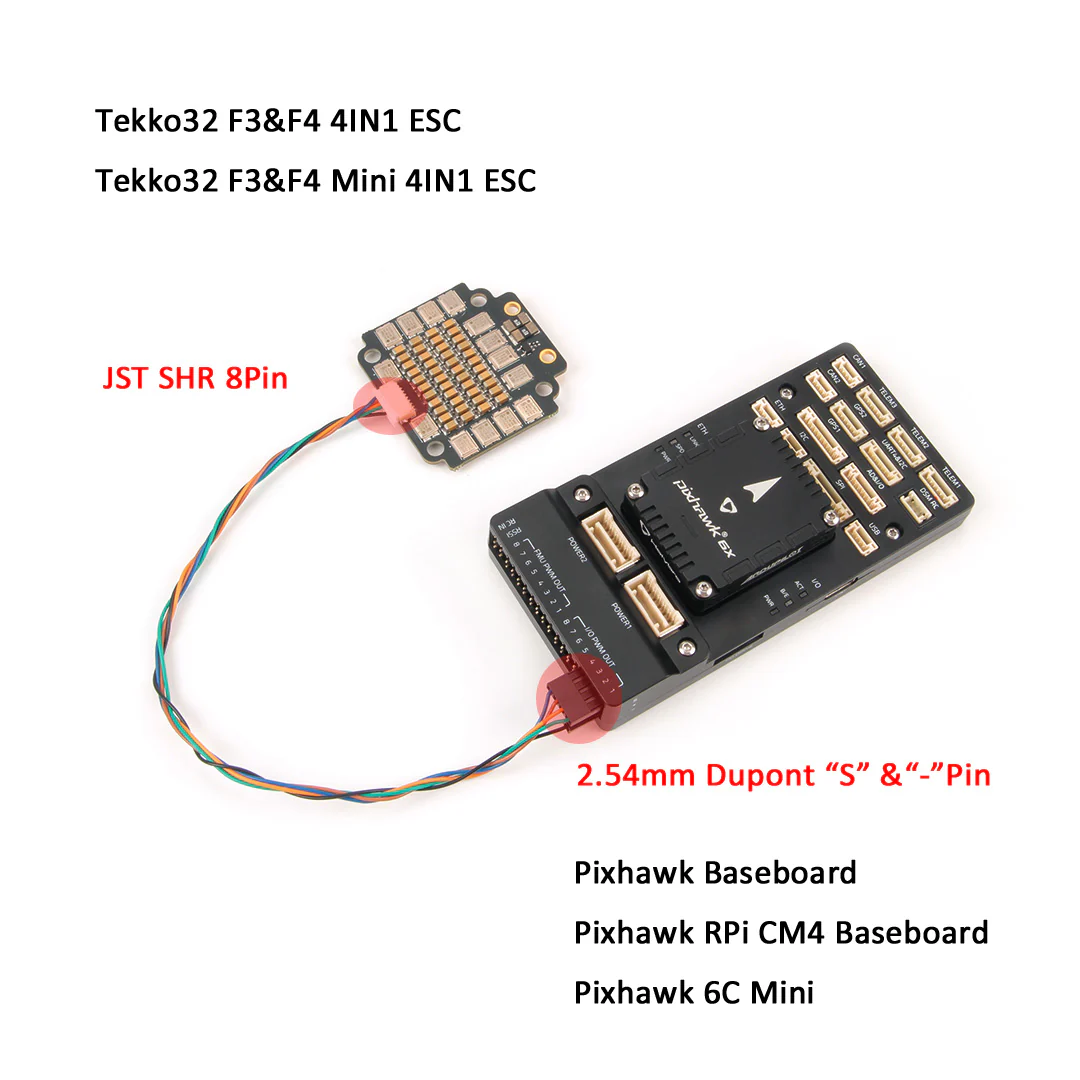 Pixhawk PWM Cable for Tekko32 4in1 ESC - Image 7