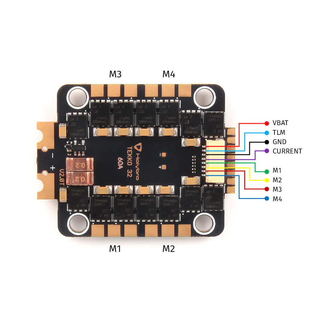 Tekko32 F4 4in1 60A ESC (AM32) - Image 7