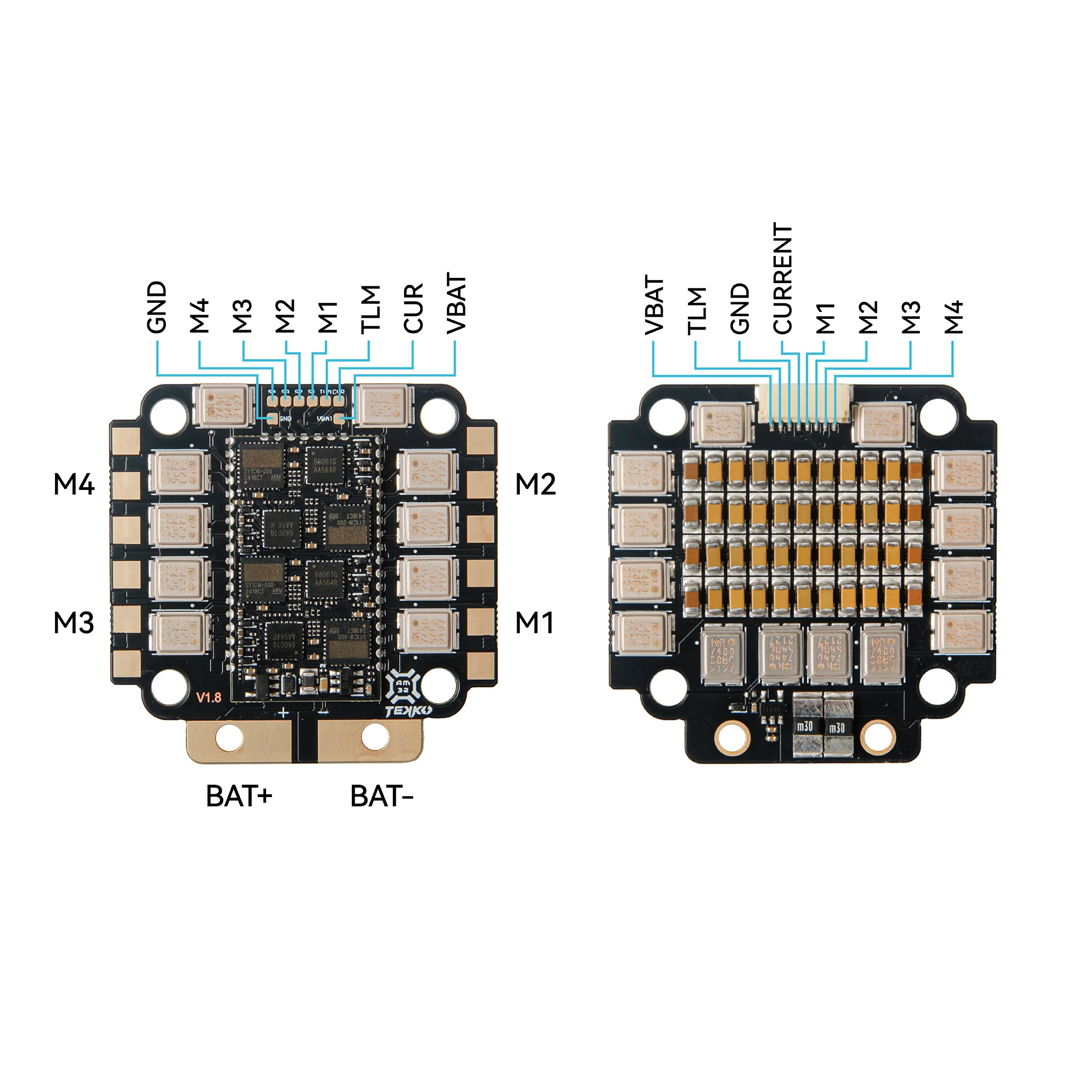 Tekko32 F4 Metal 4in1 65A ESC (AM32) - Image 9